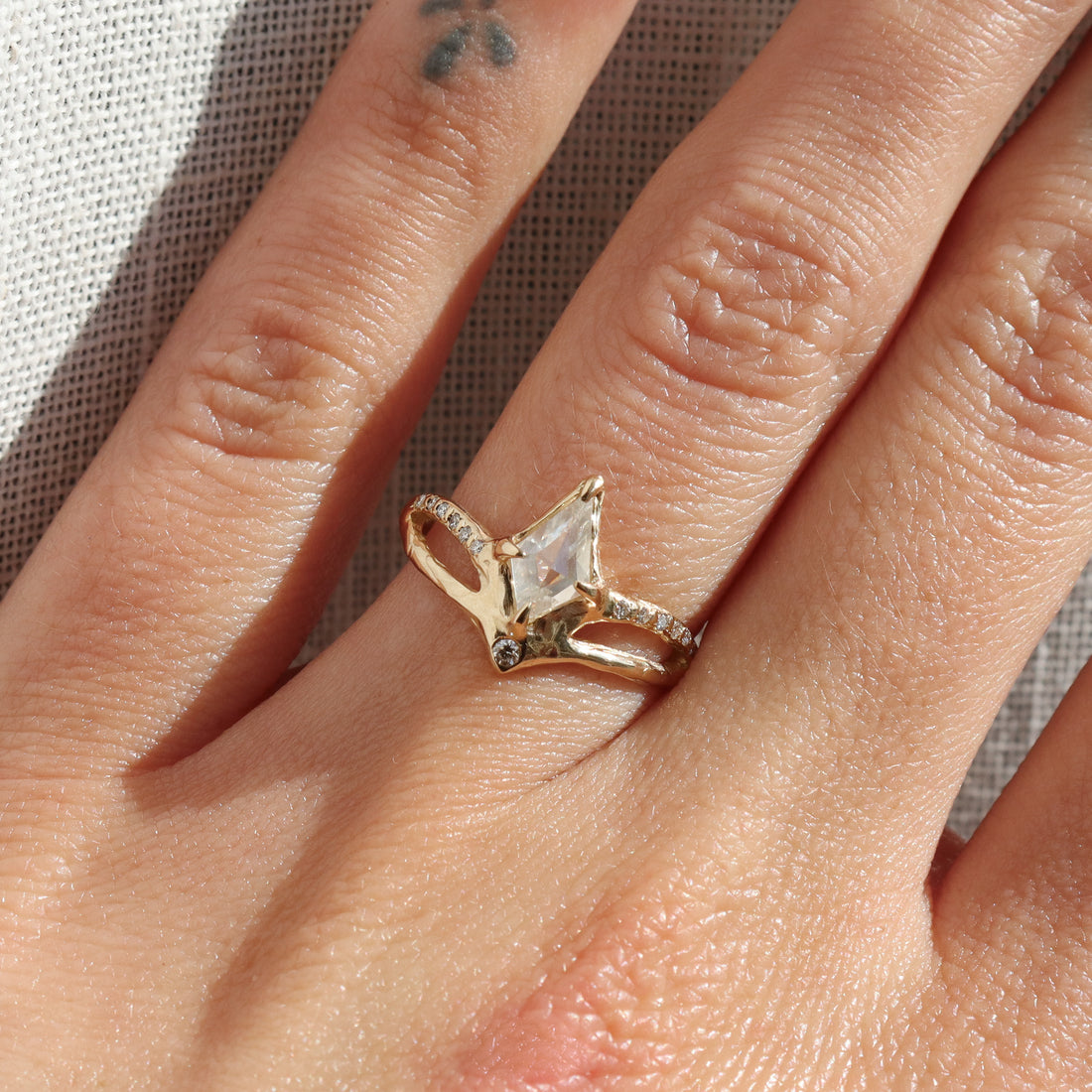 Seraphina | Moonfire Diamond, Diamonds, 14k Gold