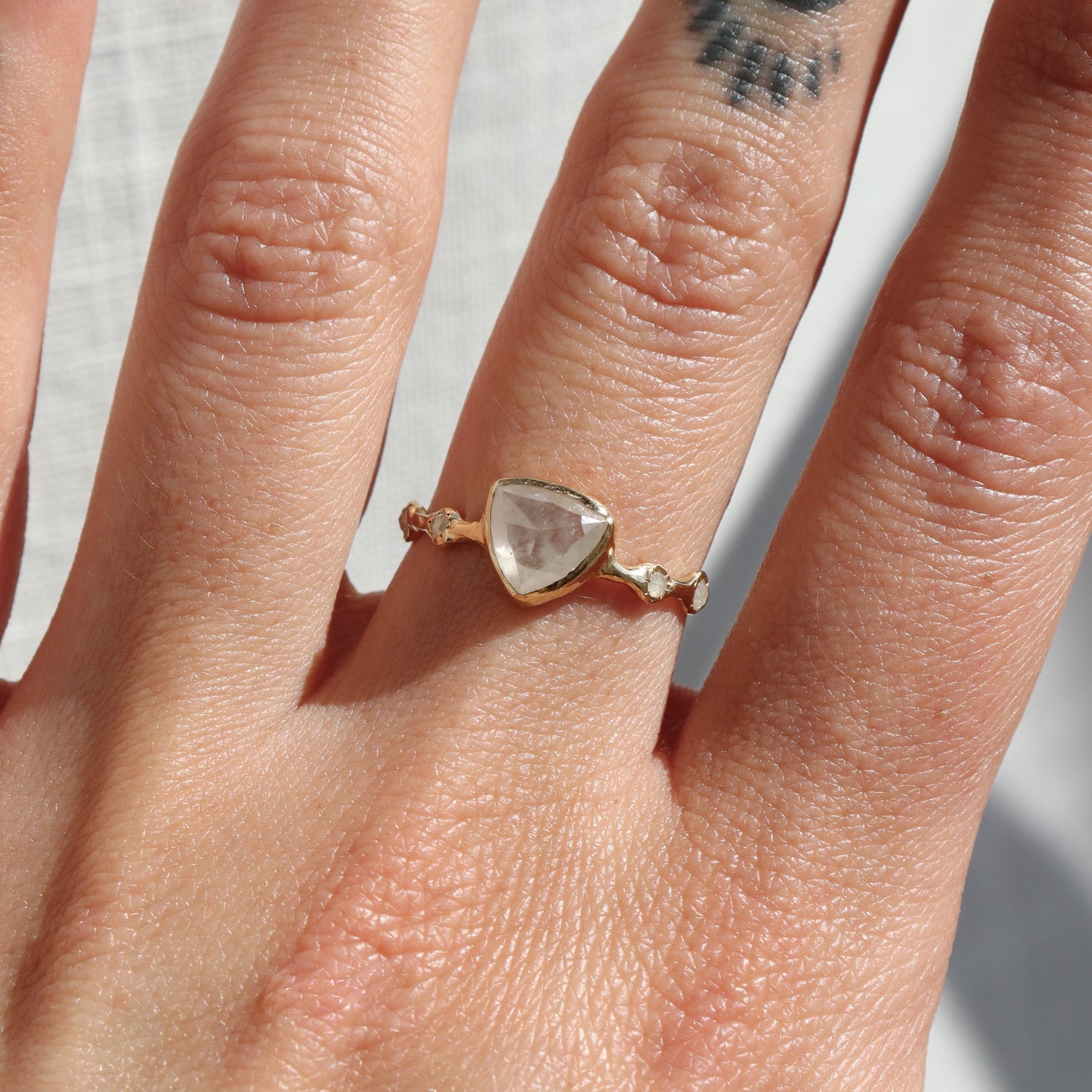 Gwendolyn | Icy Diamonds, 14k Gold