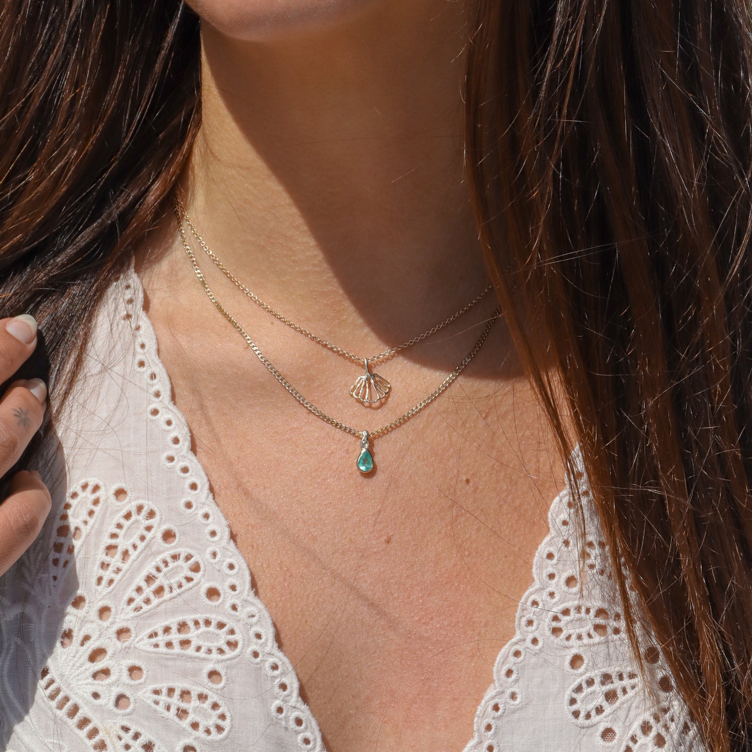 Spirit of the Sea Charm | 14k Gold Scallop Seashell