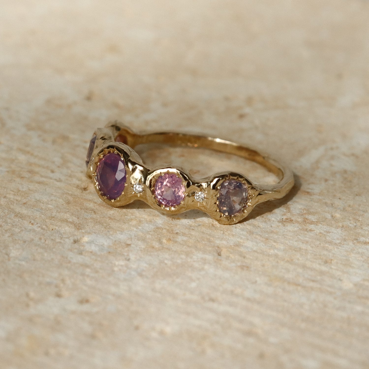 Lucinda Band | Sapphires, Diamonds, 14k Gold