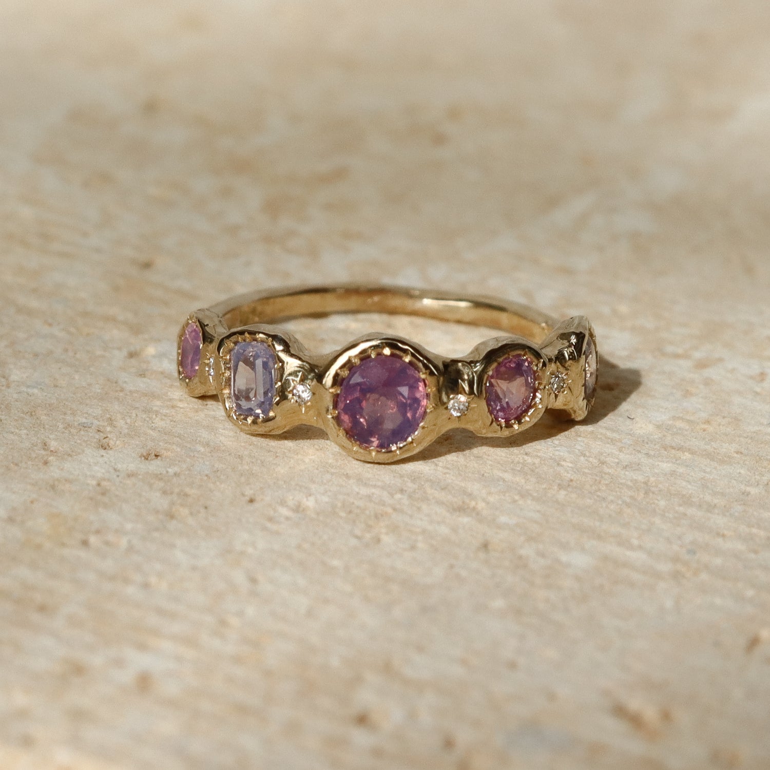 Lucinda Band | Sapphires, Diamonds, 14k Gold