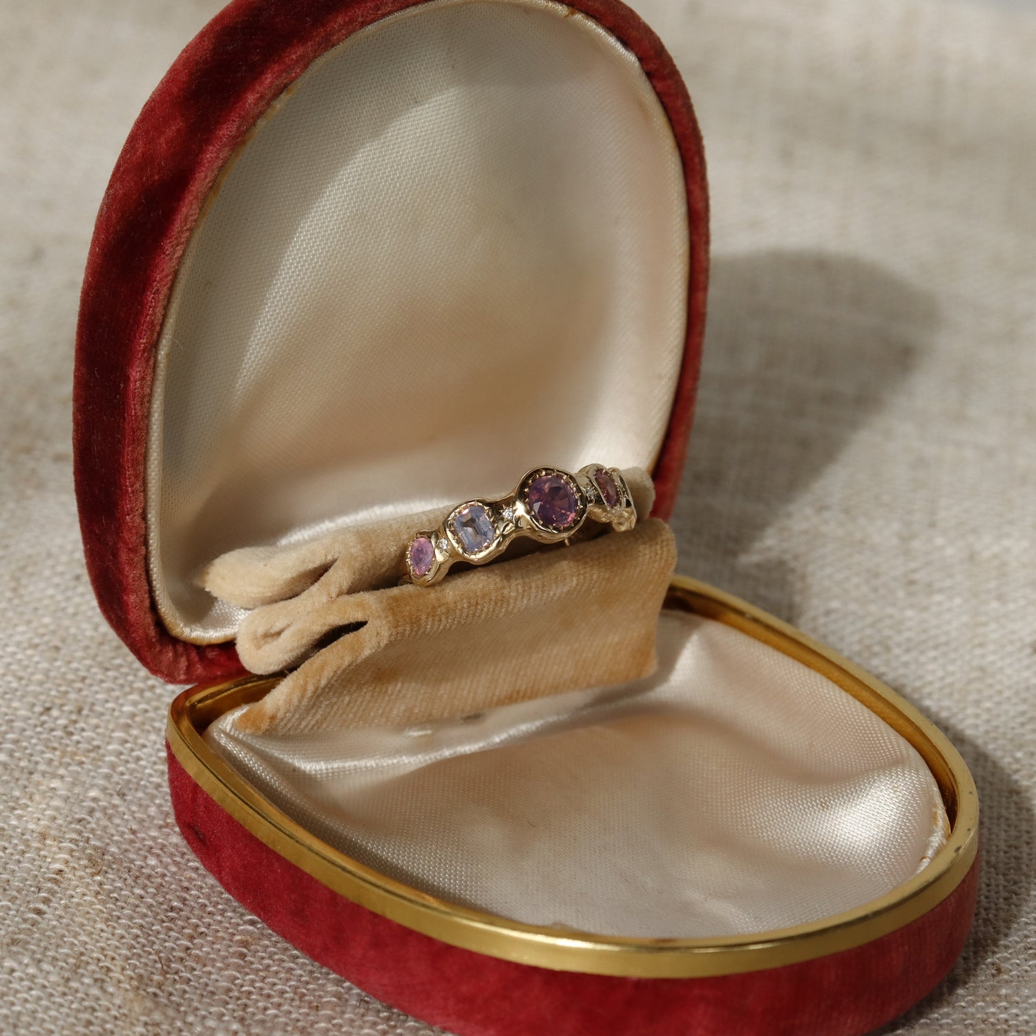 Lucinda Band | Sapphires, Diamonds, 14k Gold