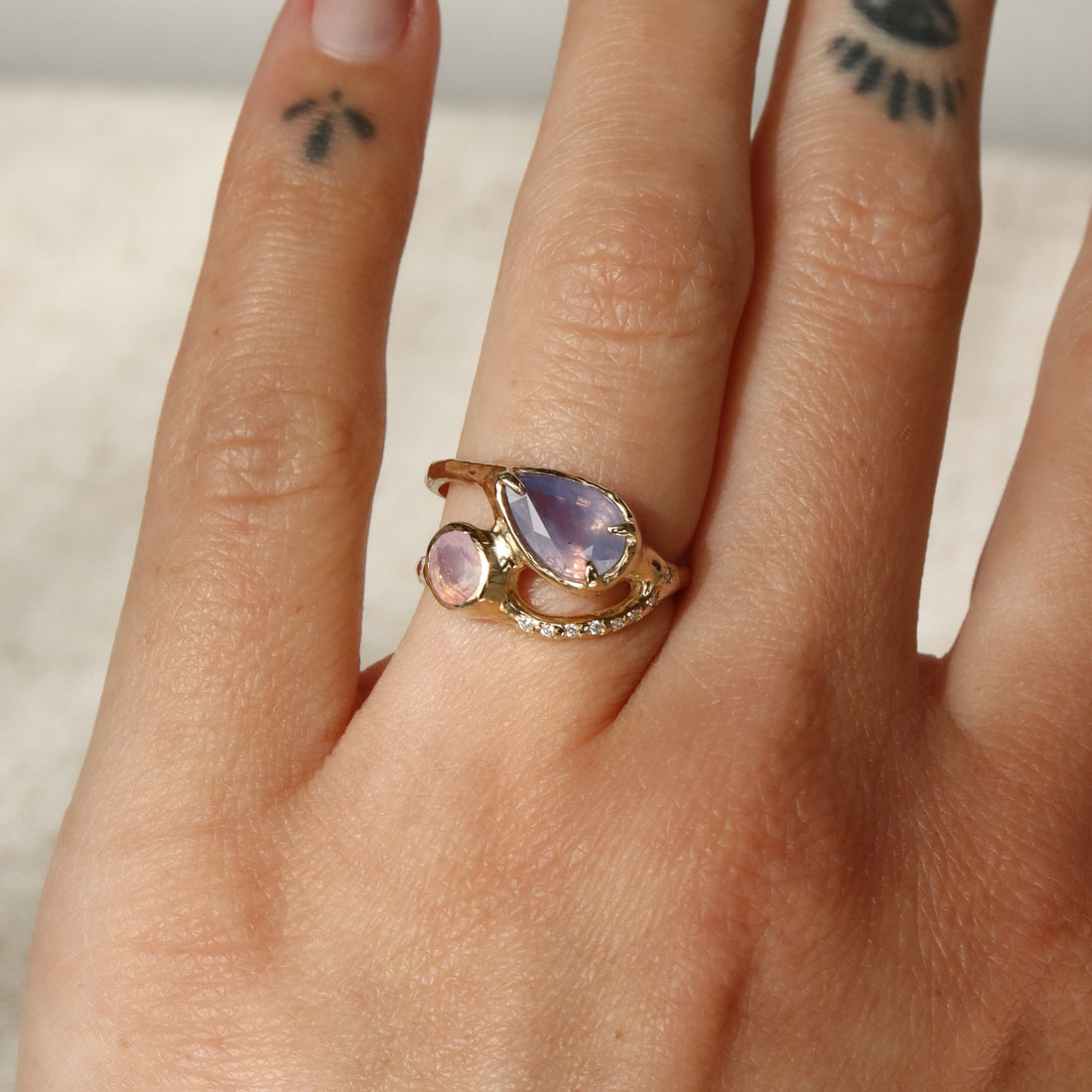 Melusine |Sapphires, Diamonds, 14k Gold