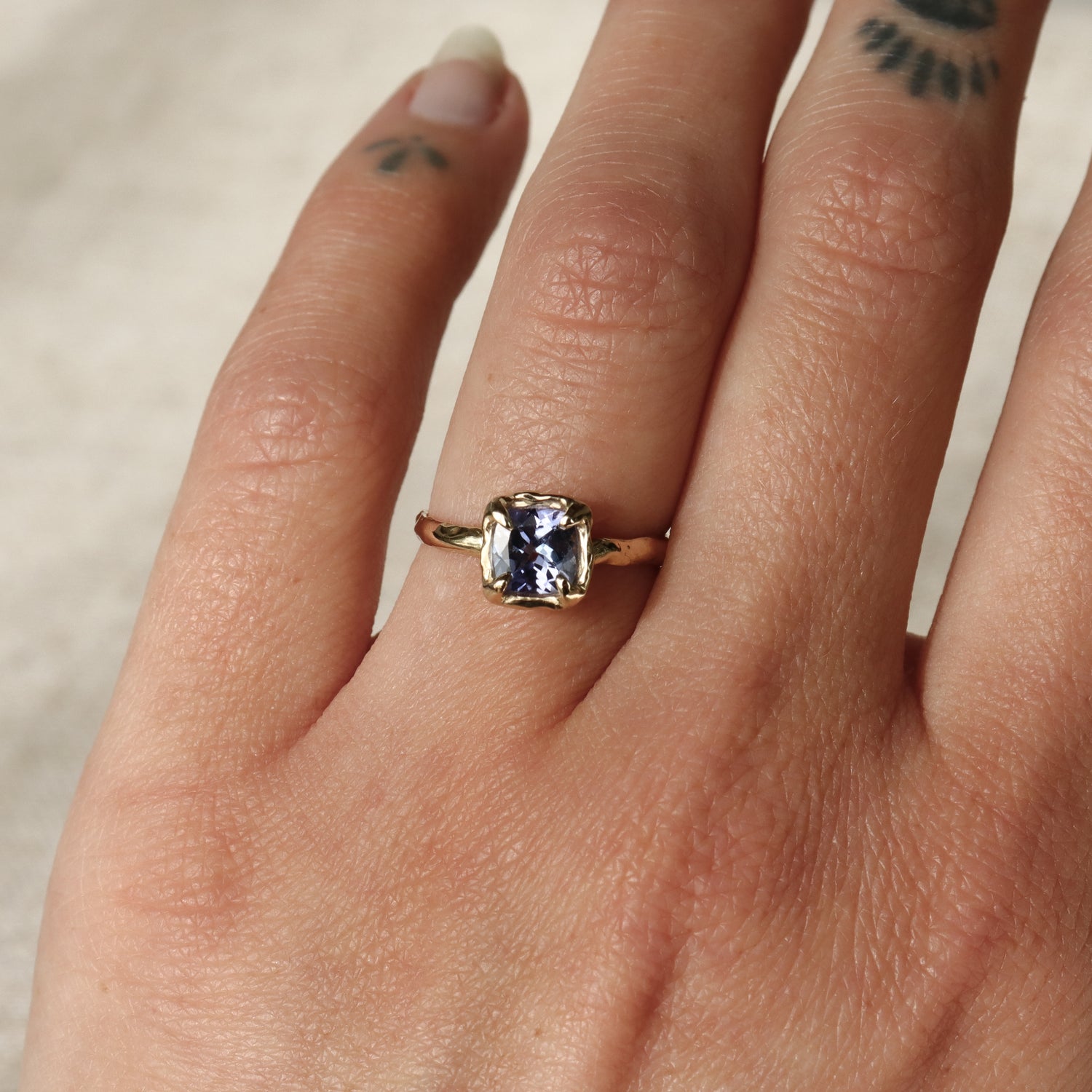 Skye Solitaire | Tanzanite, 14k Gold