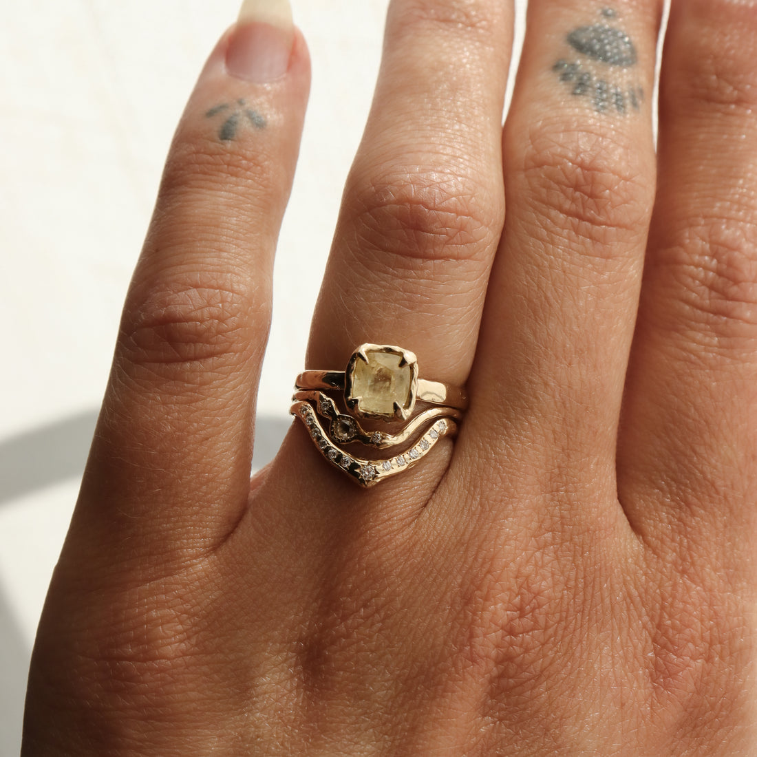 Skye Solitaire | Sapphire, 14k Gold