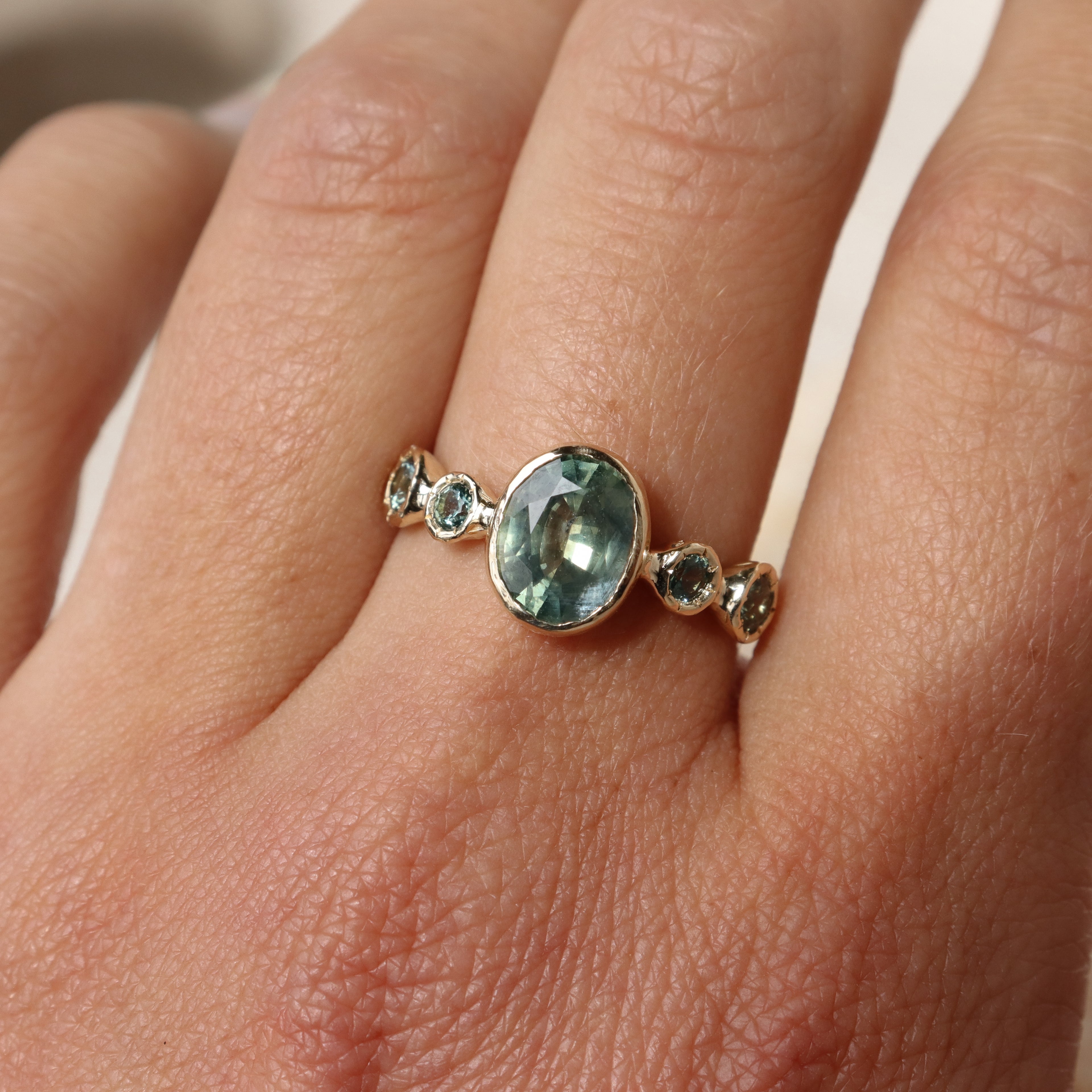 Custom Sapphire Gwendolyn Engagement Ring