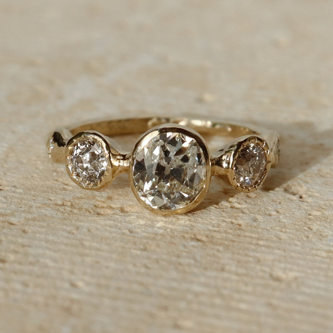 Naiad Ring | Old Mine Diamonds, 14k Gold