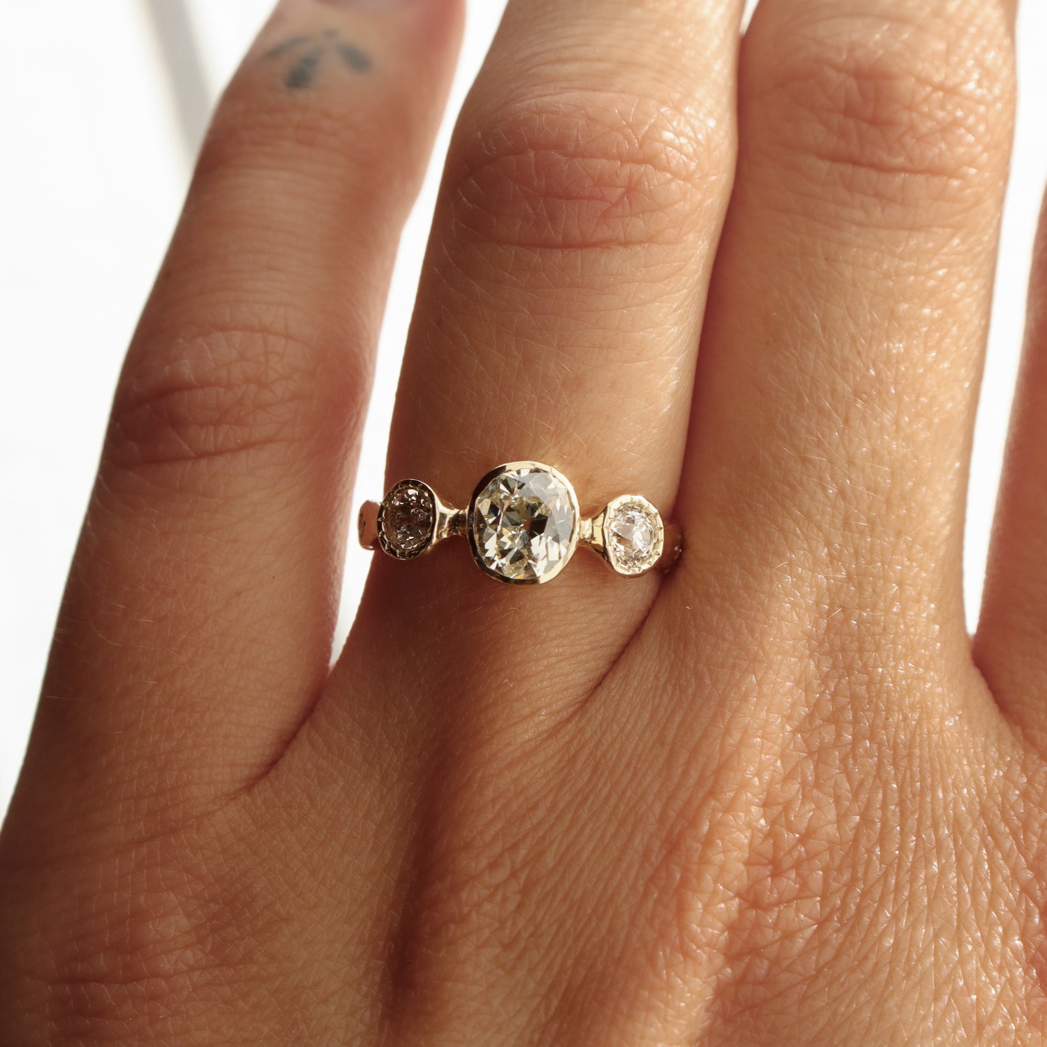 Naiad Ring | Old Mine Diamonds, 14k Gold