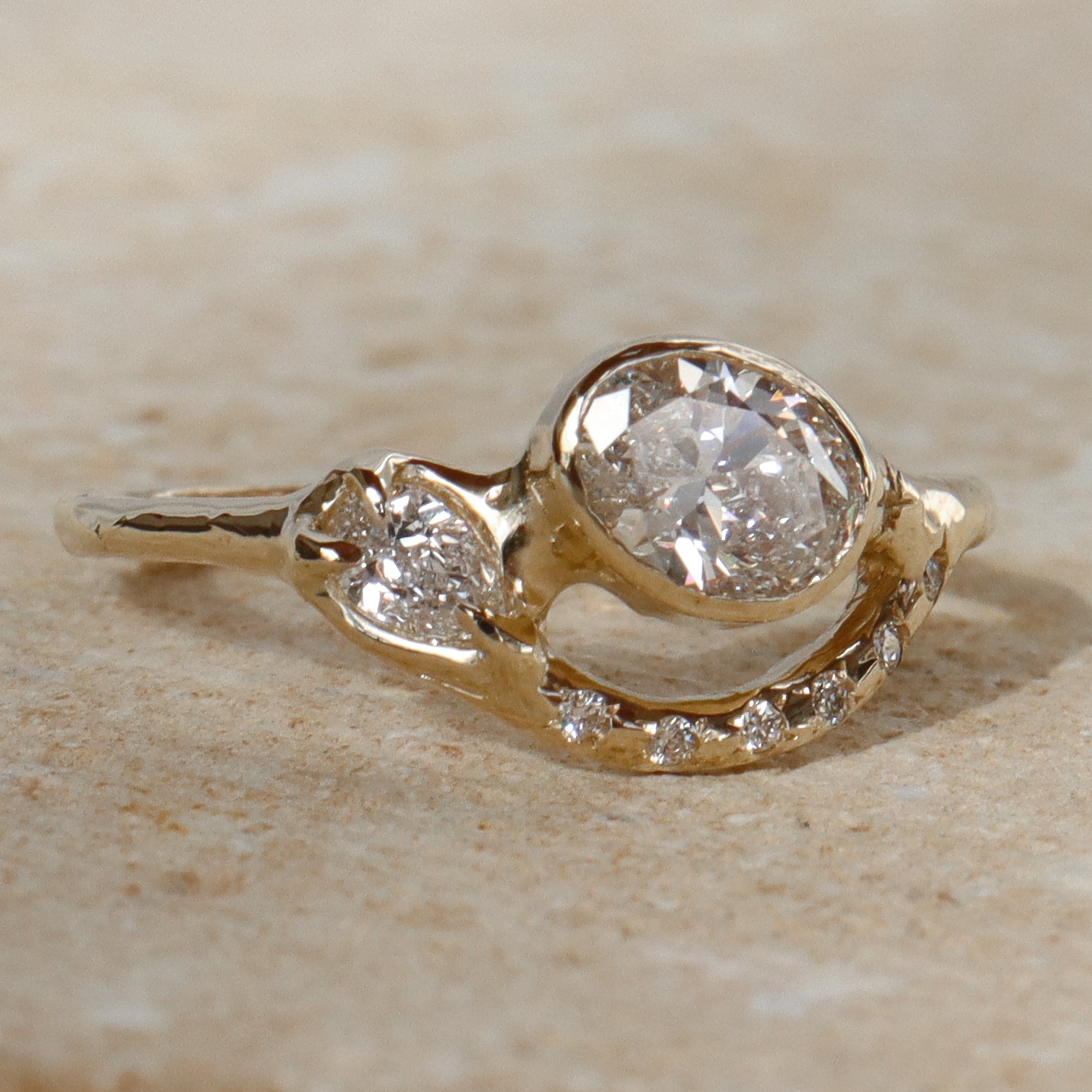 Petite Melusine | Diamonds, 14k Gold