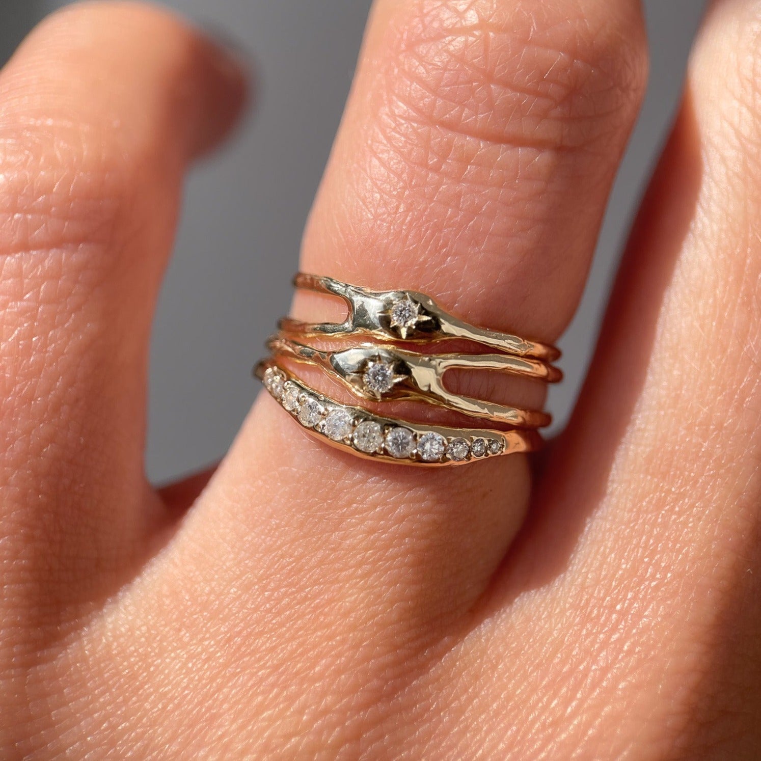 The Aerwyna | Diamonds, 14k Gold