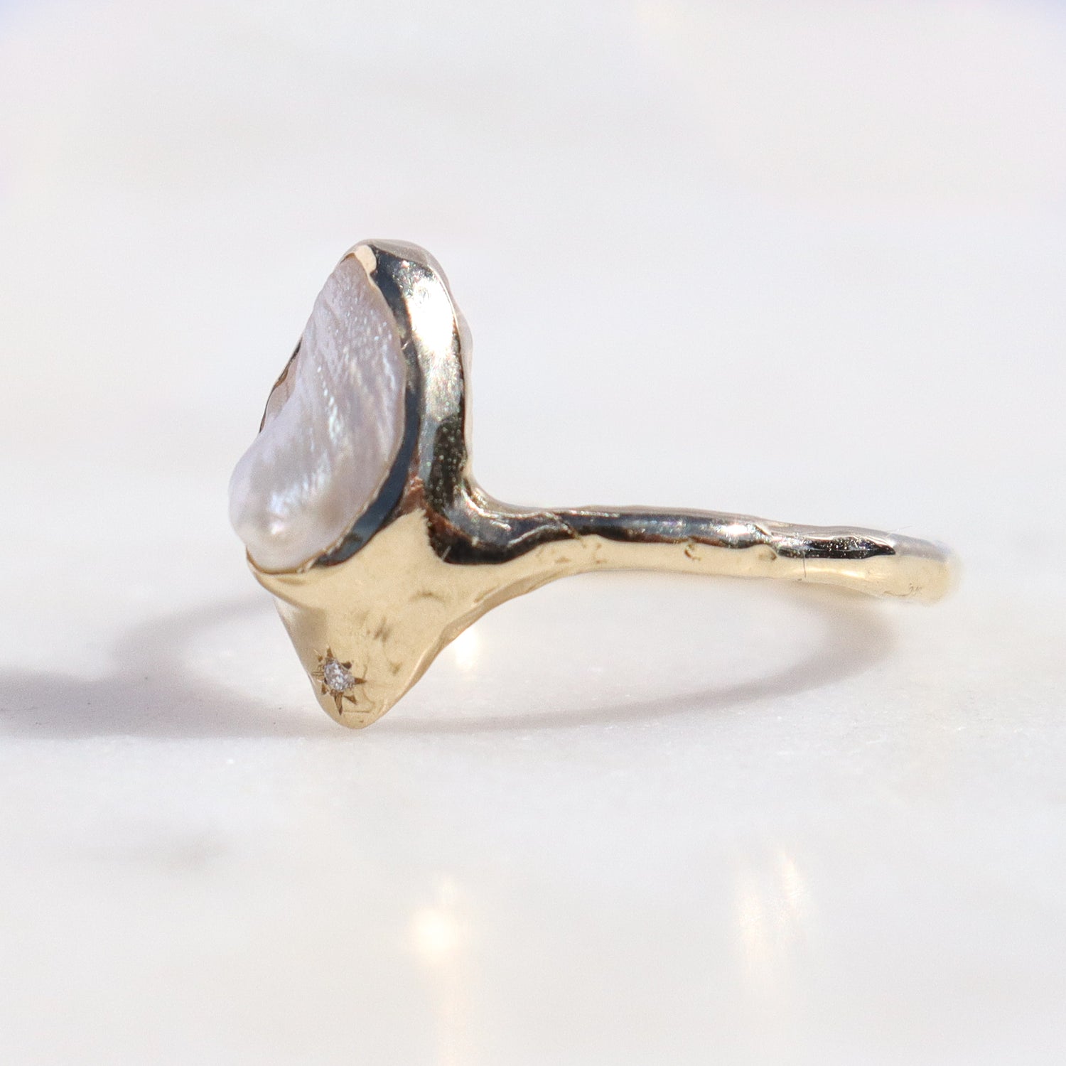 Reign of Light | Pearl, 14k Gold