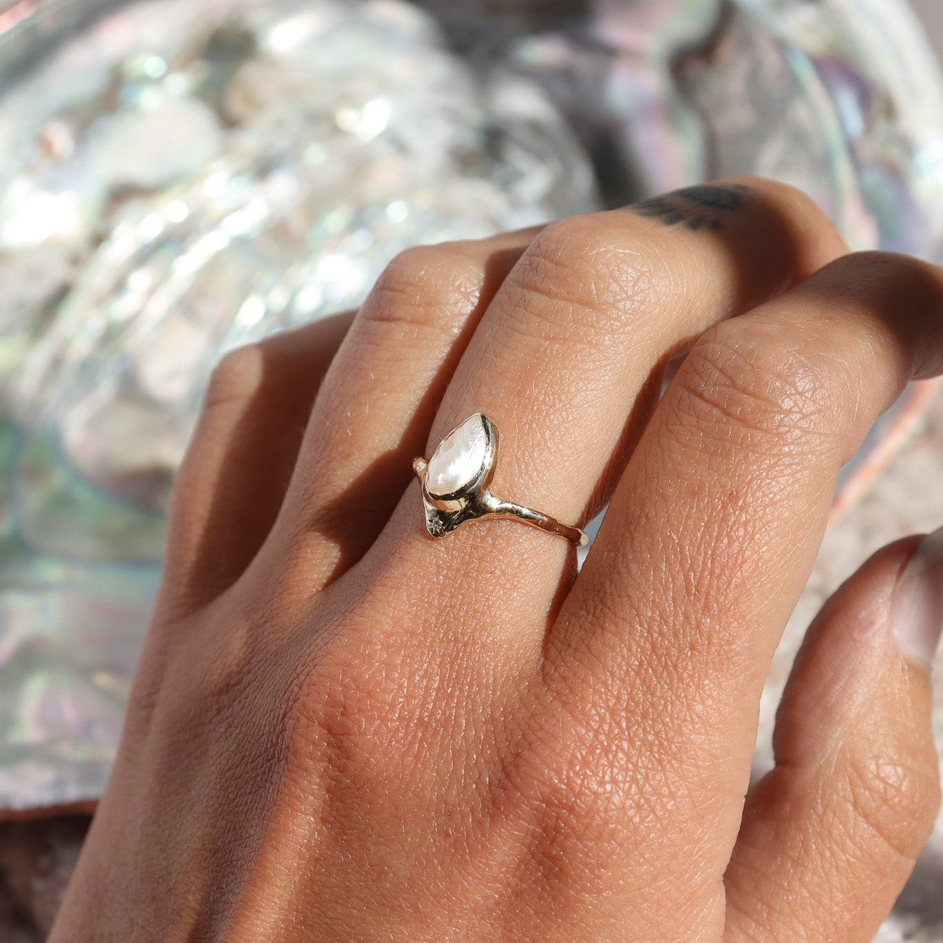 Reign of Light | Pearl, 14k Gold