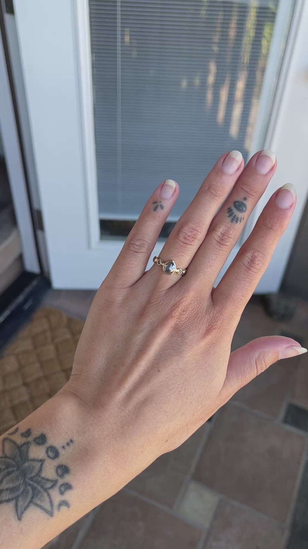 Gwendolyn | Salt and Pepper Diamonds, 14k Gold