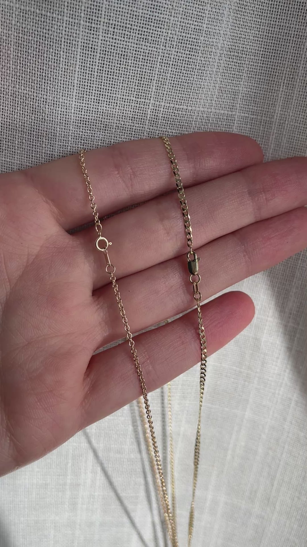 Curb Chain | 14k Gold