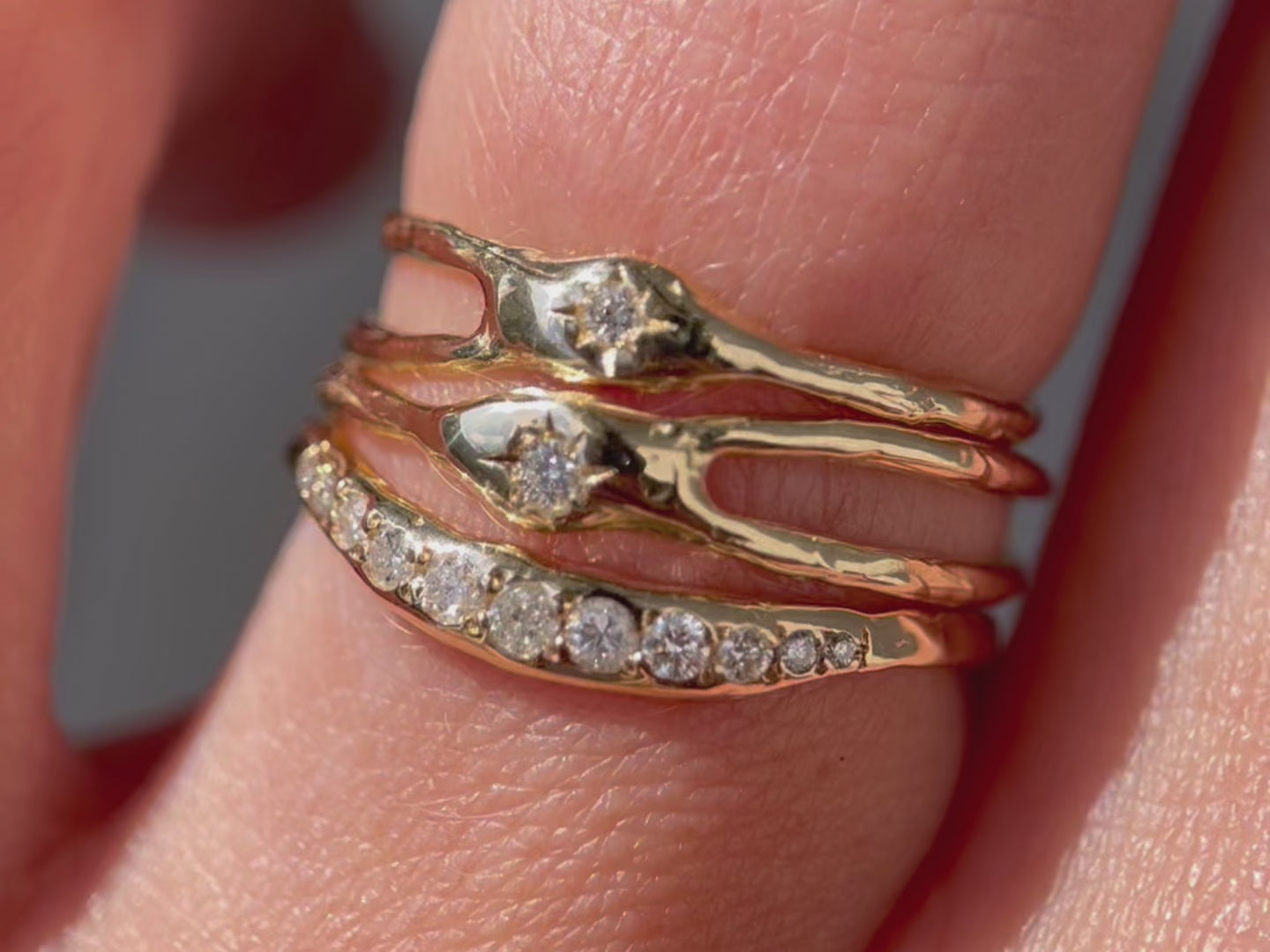 The Aerwyna | Diamonds, 14k Gold