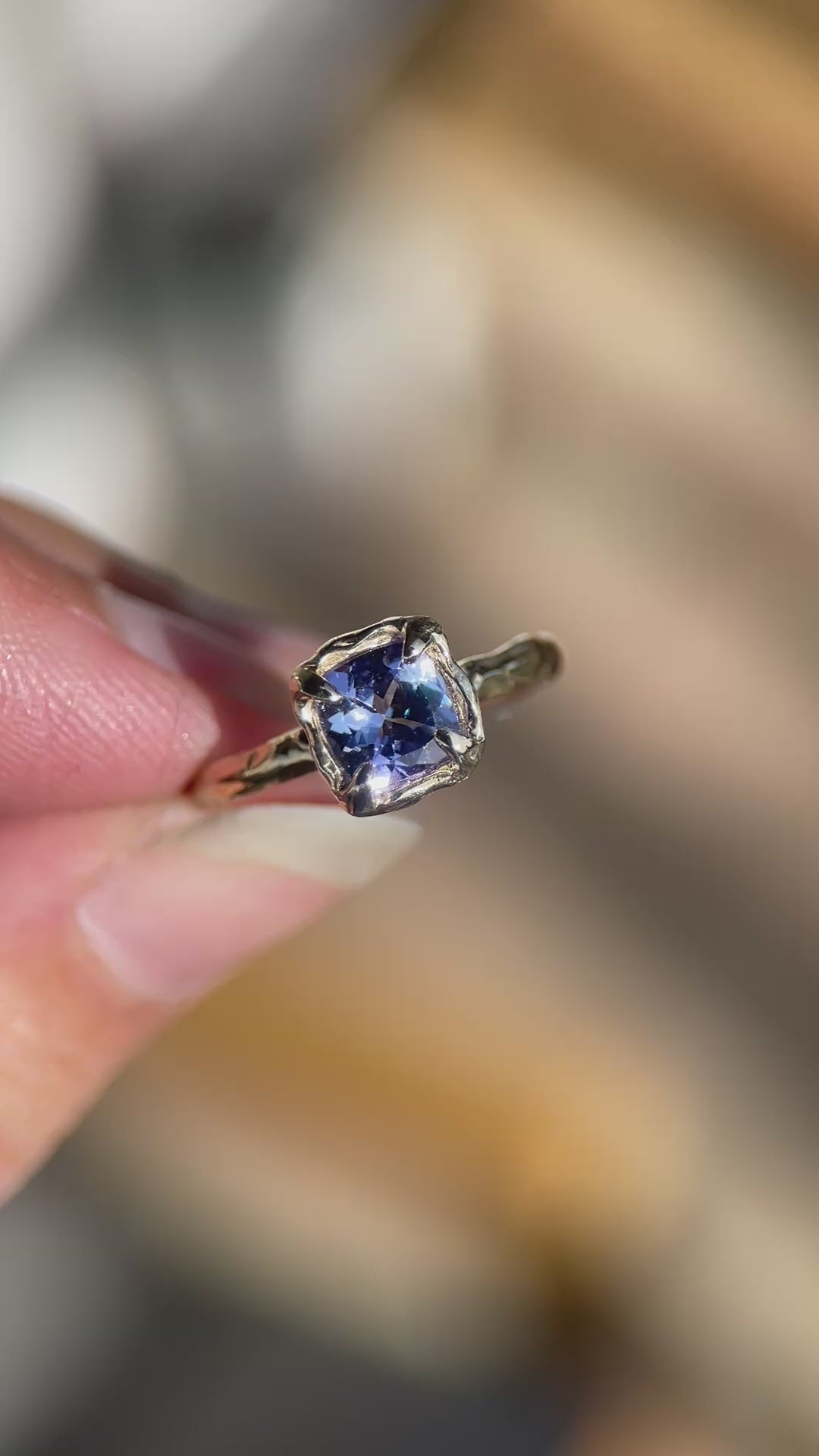 Skye Solitaire | Tanzanite, 14k Gold