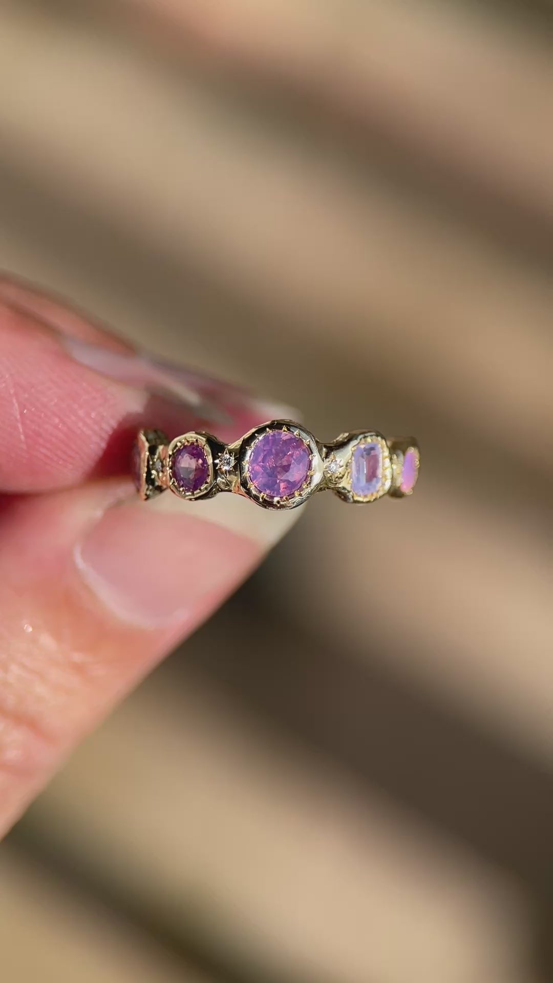 Lucinda Band | Sapphires, Diamonds, 14k Gold