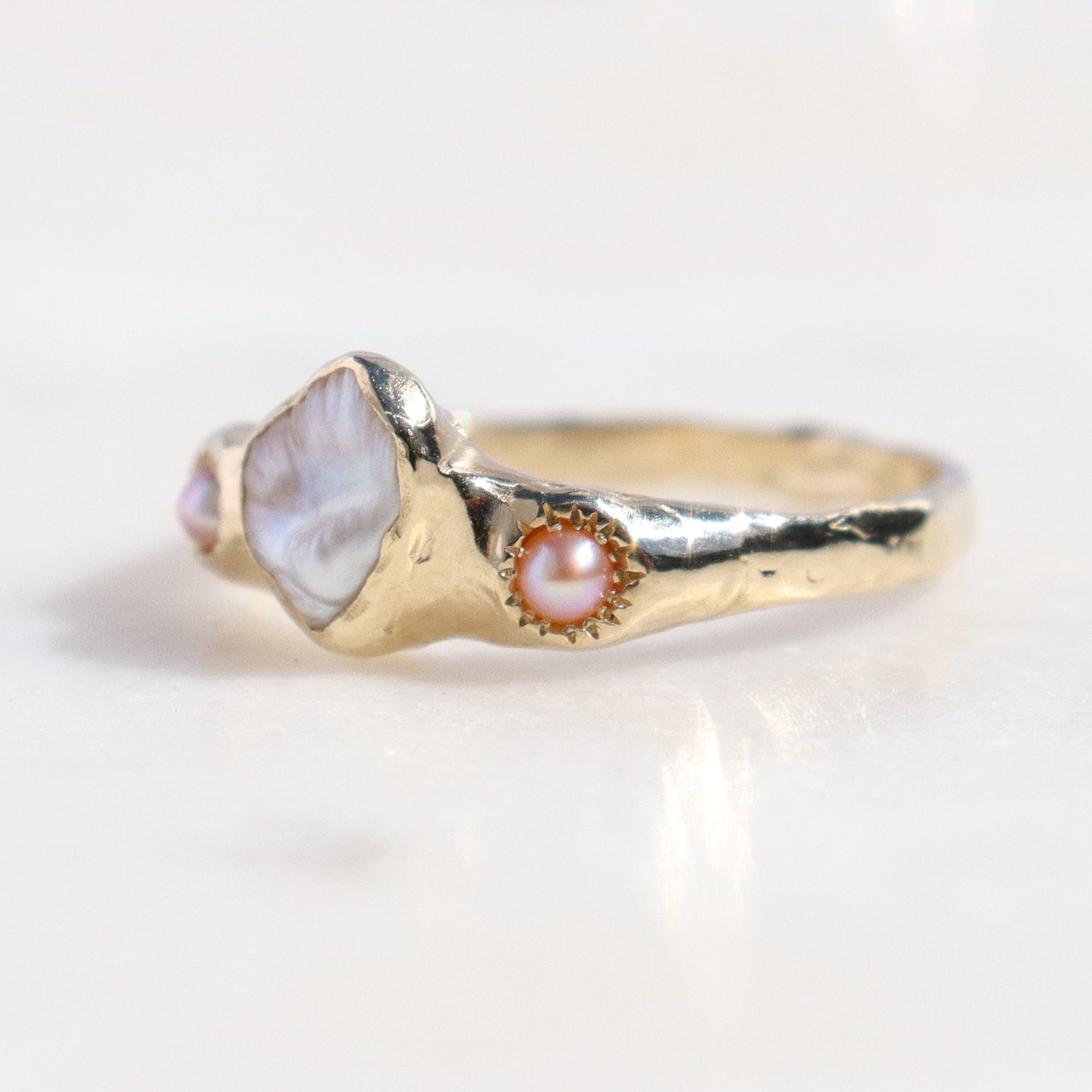 Treasure Trove Ring | Pearls, 14k Gold