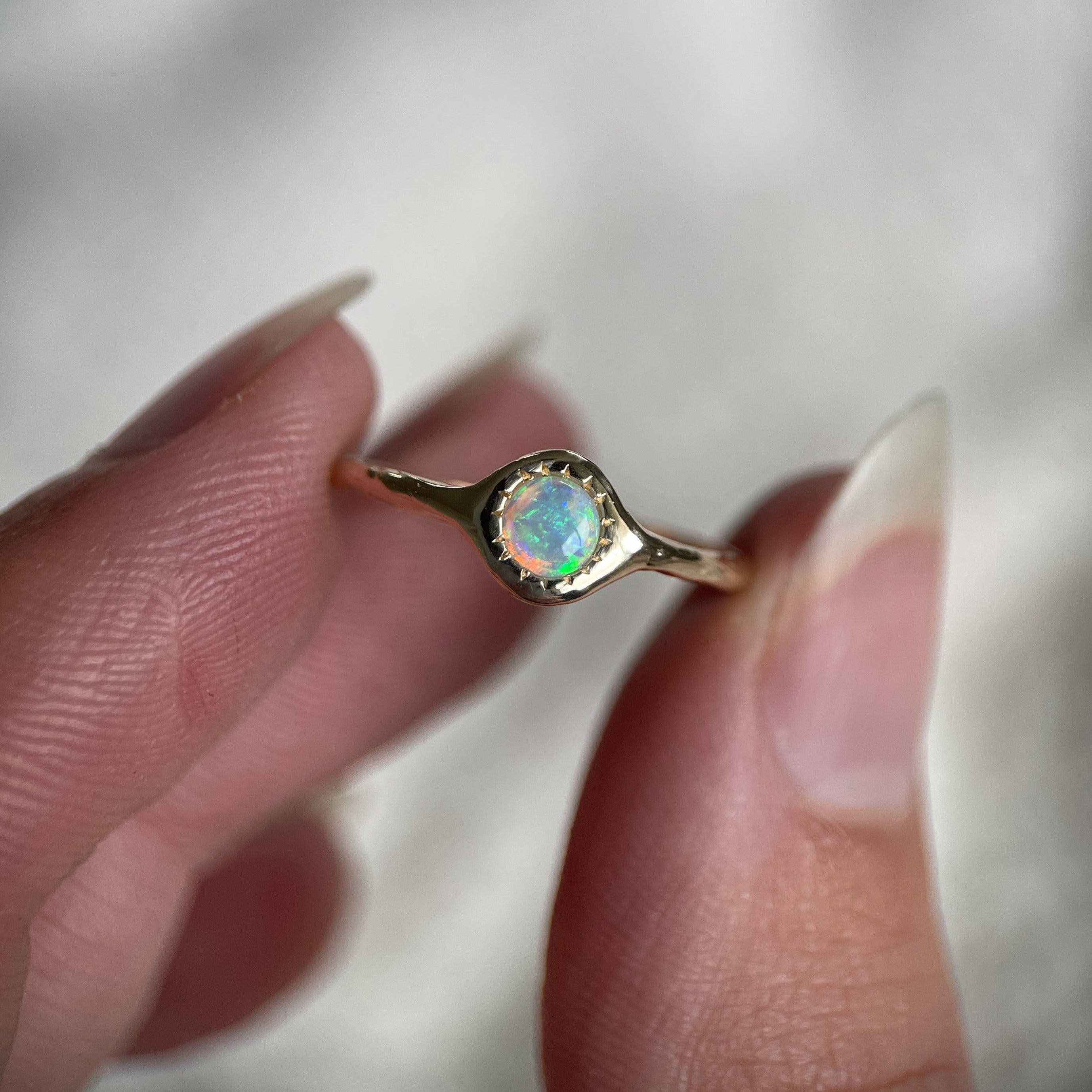Asrai Ring | Opal, 14k Gold