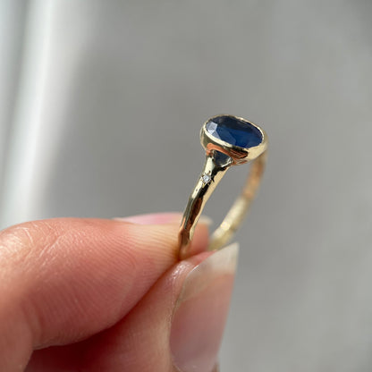 Custom Sapphire Engagement Ring