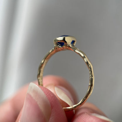 Custom Sapphire Engagement Ring