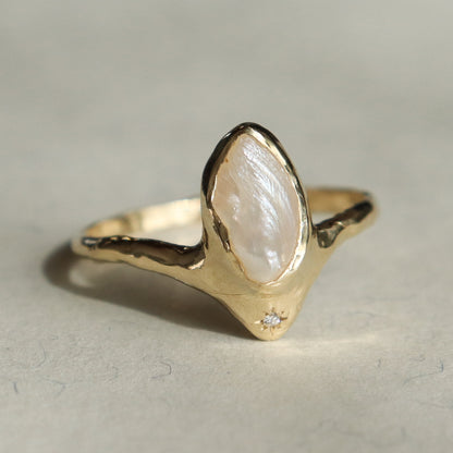 Reign of Light | Pearl, 14k Gold