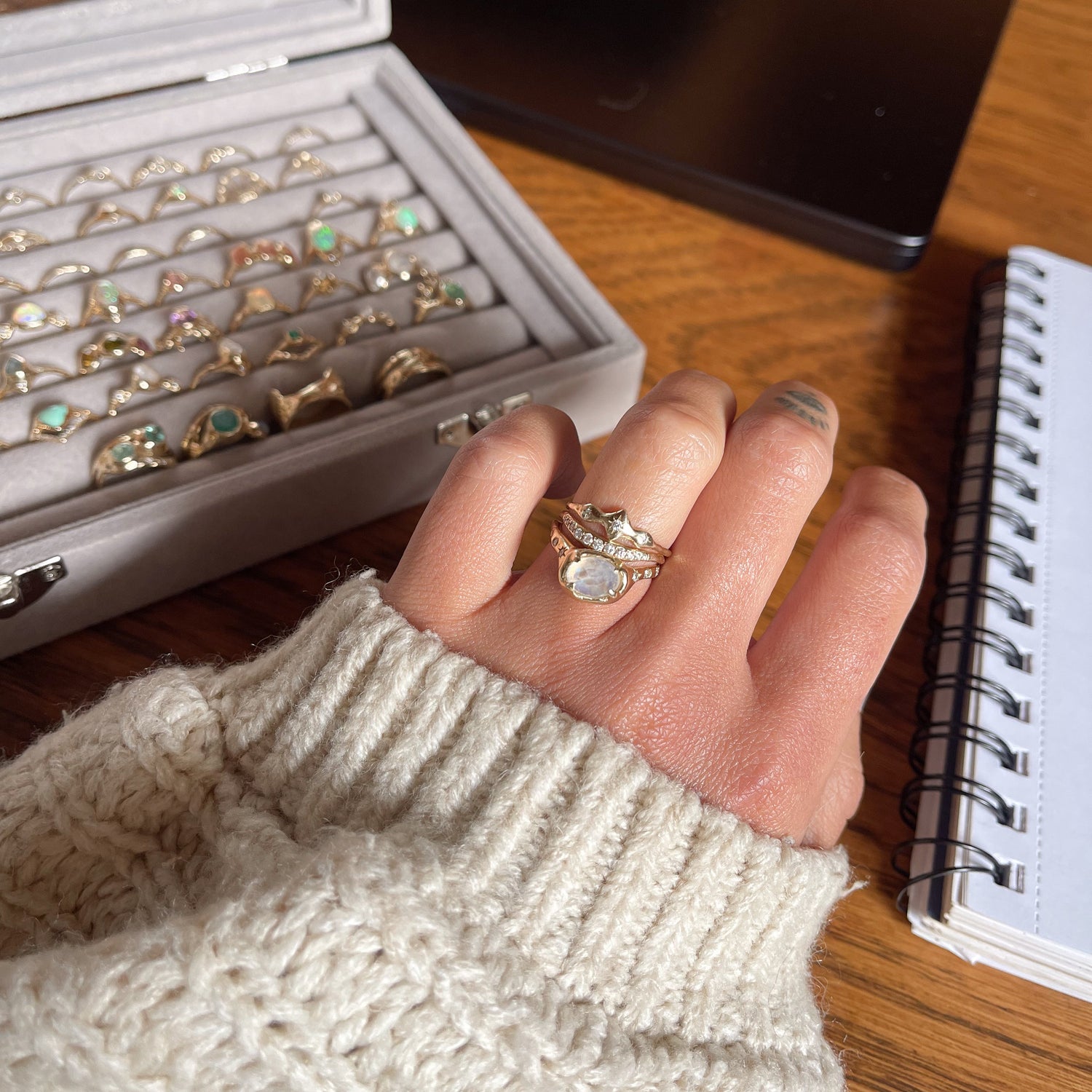 The Aurelia | Diamonds, 14k Gold