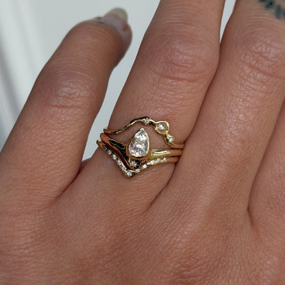 The Reign of Light | Brilliant Moonstone, Diamond, 14k Gold