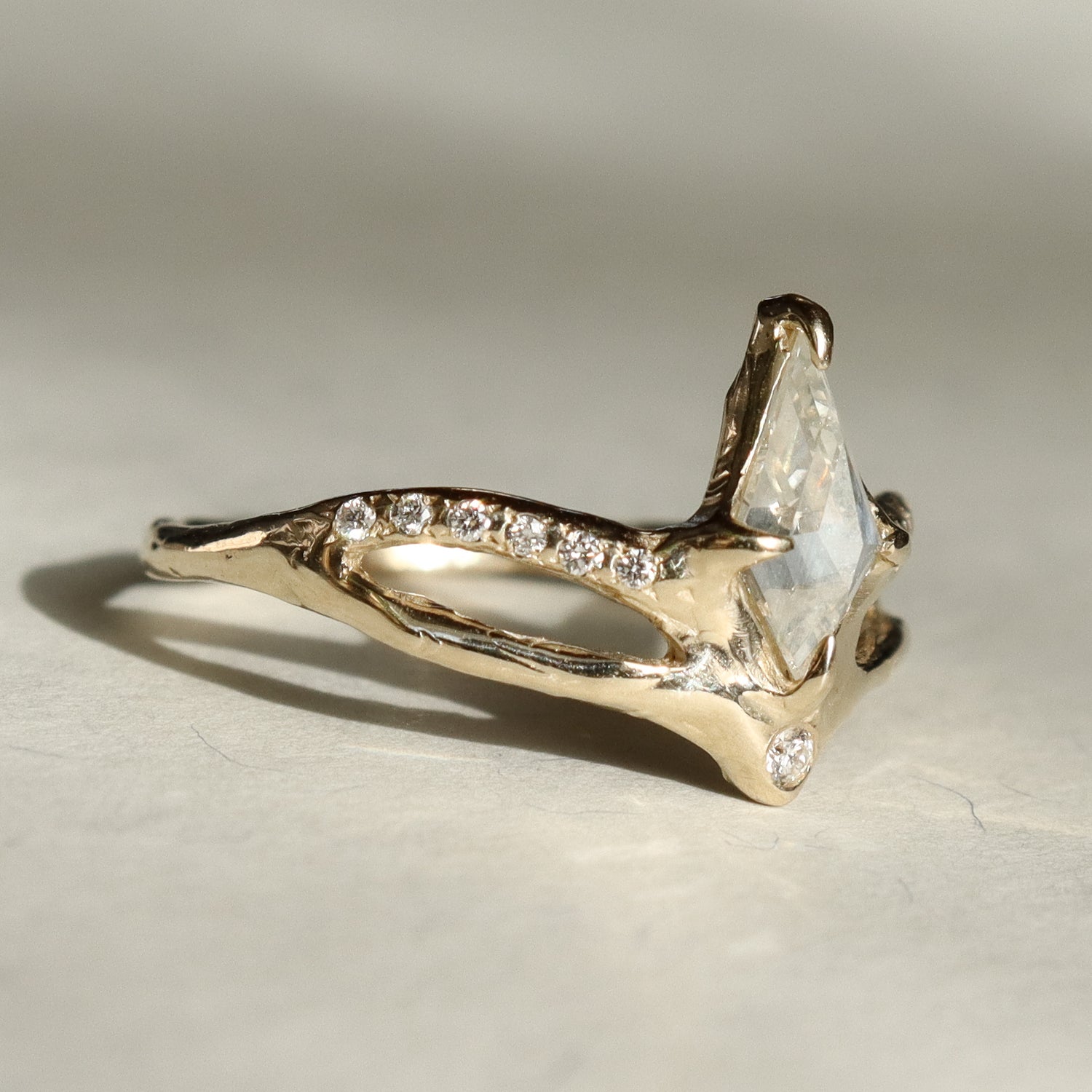 Seraphina | Moonfire Diamond, Diamonds, 14k Gold