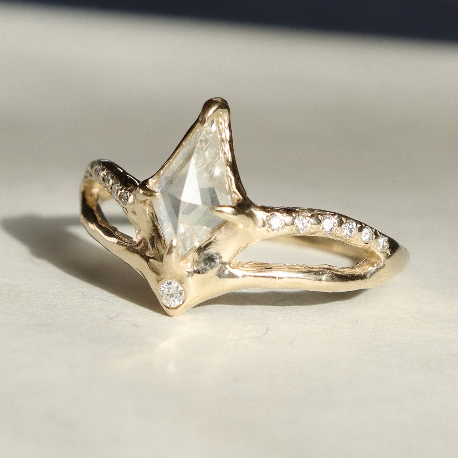 Seraphina | Moonfire Diamond, Diamonds, 14k Gold