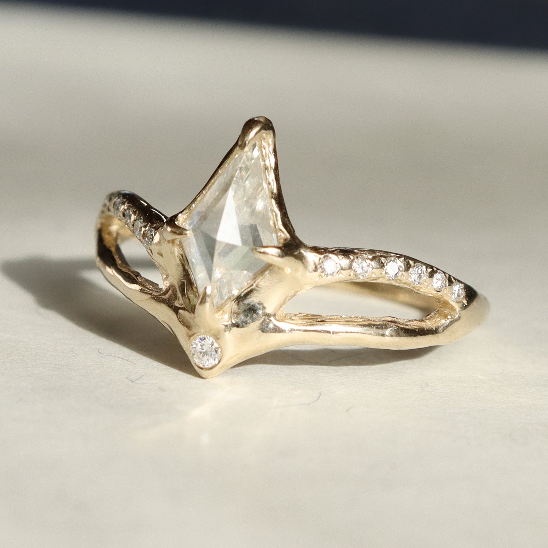 Seraphina | Moonfire Diamond, Diamonds, 14k Gold
