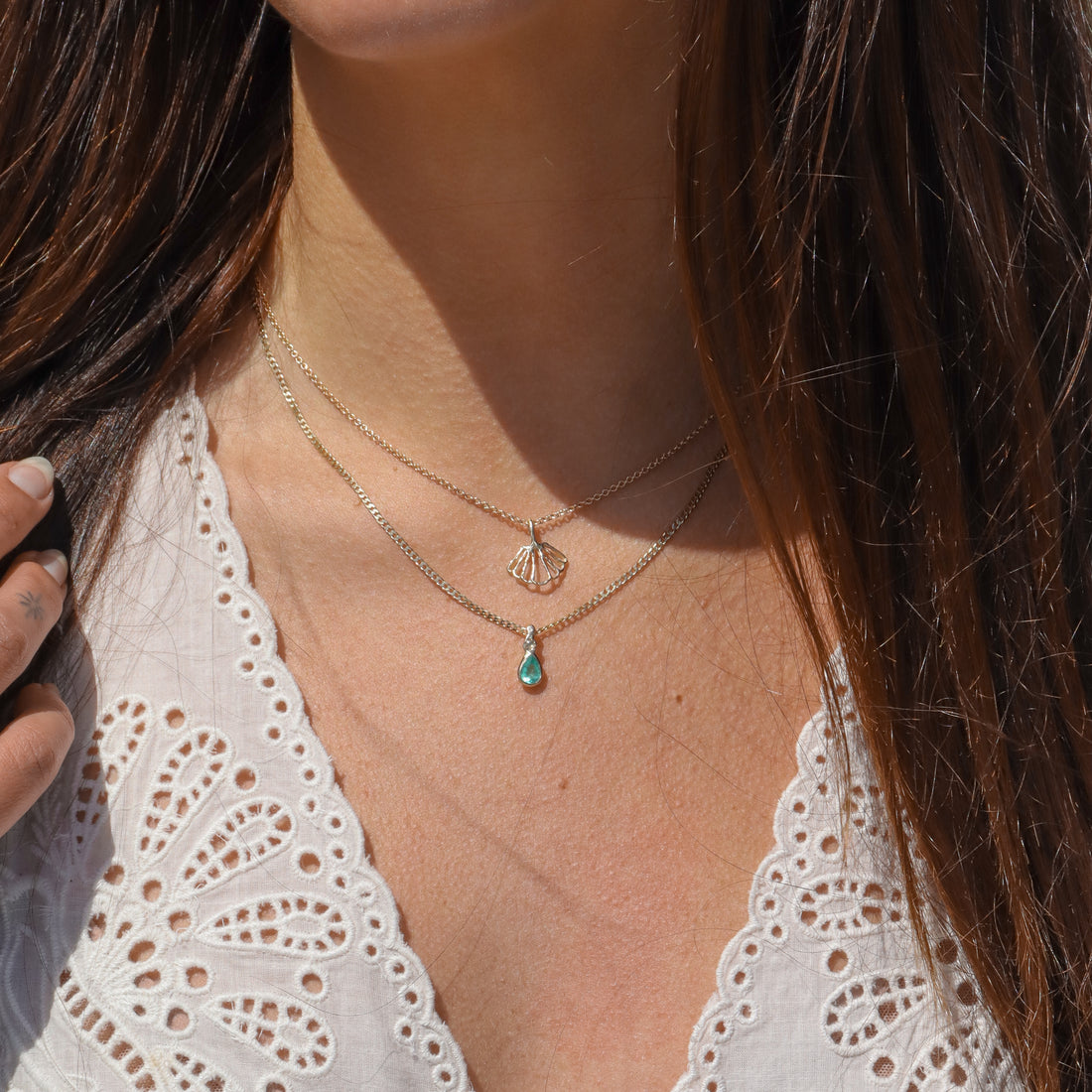 Spirit of the Sea Charm | 14k Gold Scallop Seashell