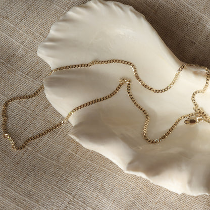Curb Chain | 14k Gold