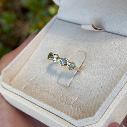 Custom Blue Lucinda Ring