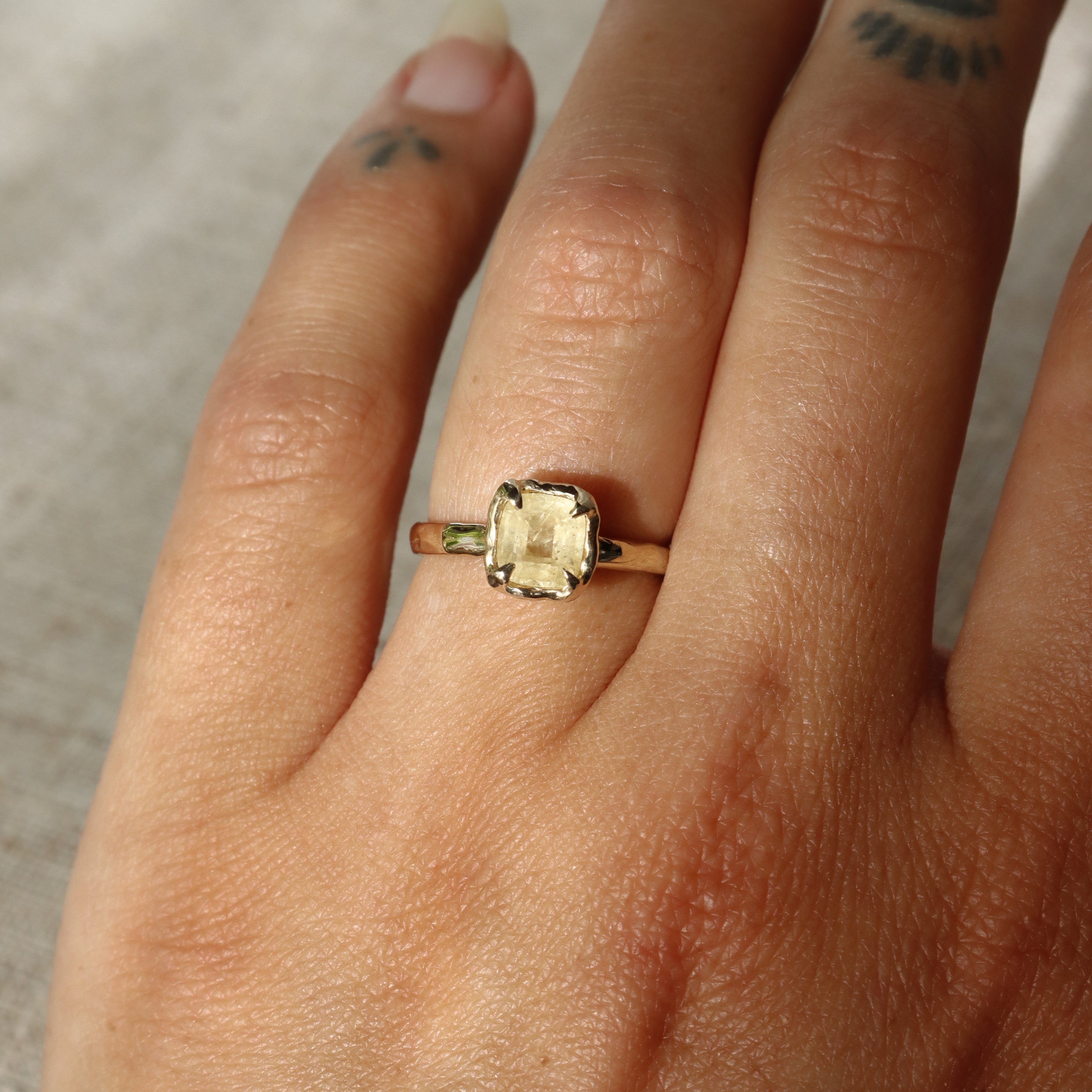 Skye Solitaire | Sapphire, 14k Gold