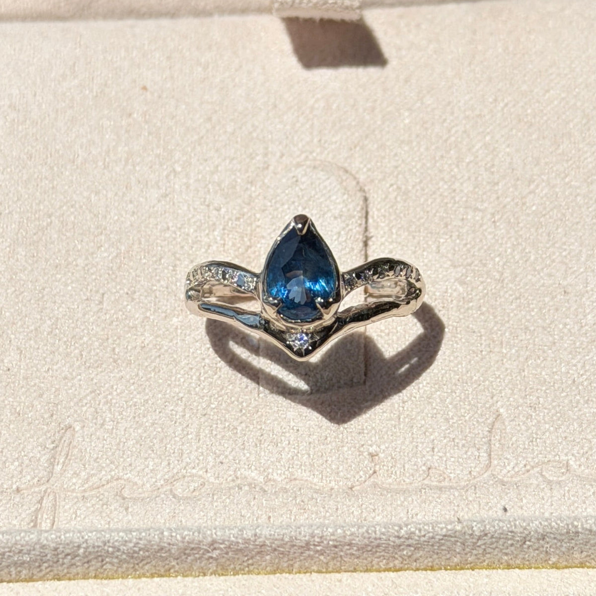 Custom Sapphire Seraphina Ring