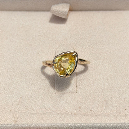 Custom Sapphire Wake of Stars Ring
