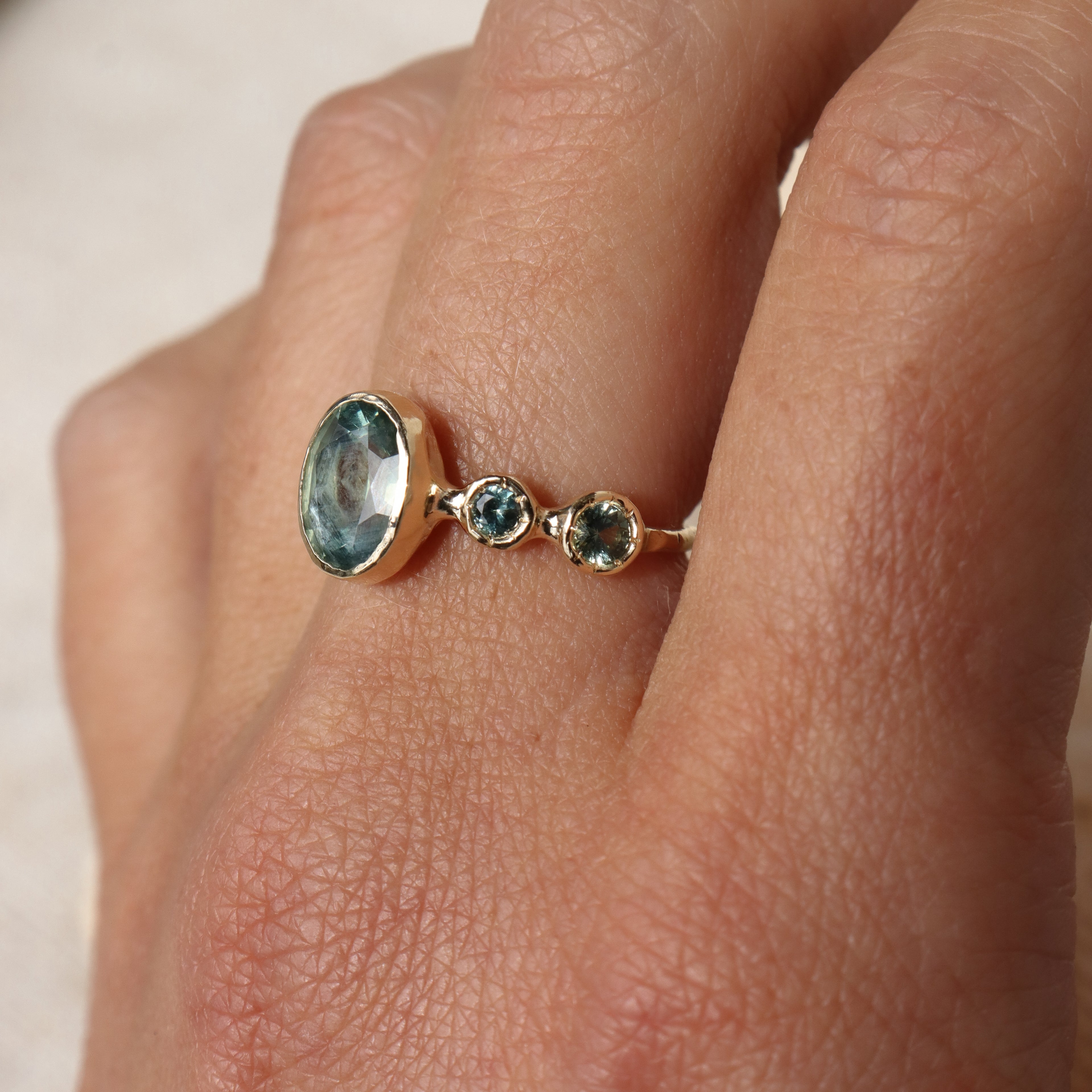 Custom Sapphire Gwendolyn Engagement Ring