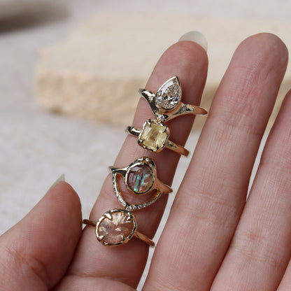 Reign of Light | Diamonds, 14k Gold