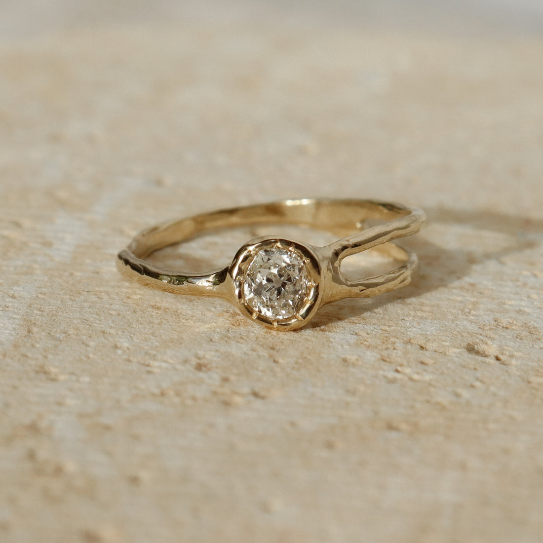 Shooting Star Ring | .24ct Old Mine Diamond