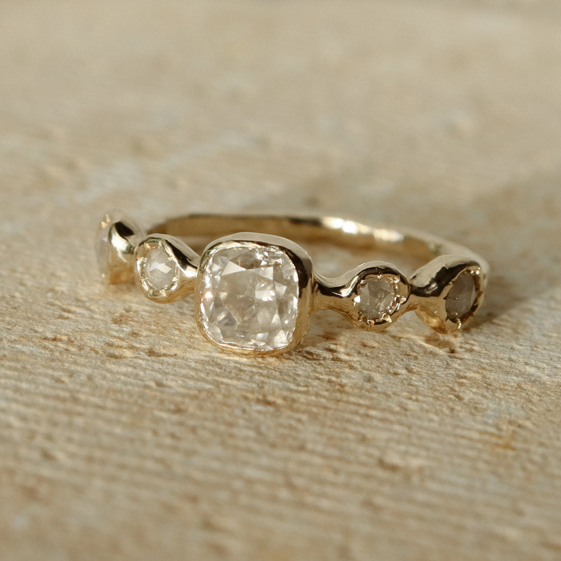 Gwendolyn | Icy Diamonds, 14k Gold