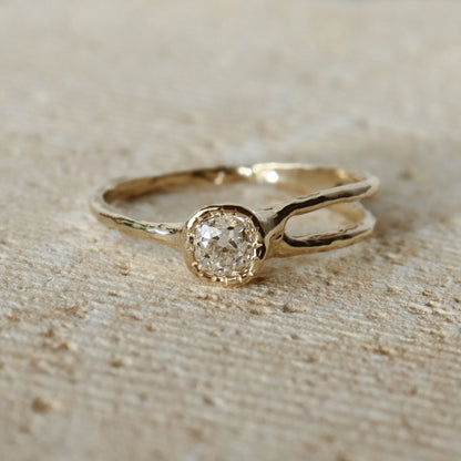 Shooting Star Ring | .29ct Old Mine Diamond