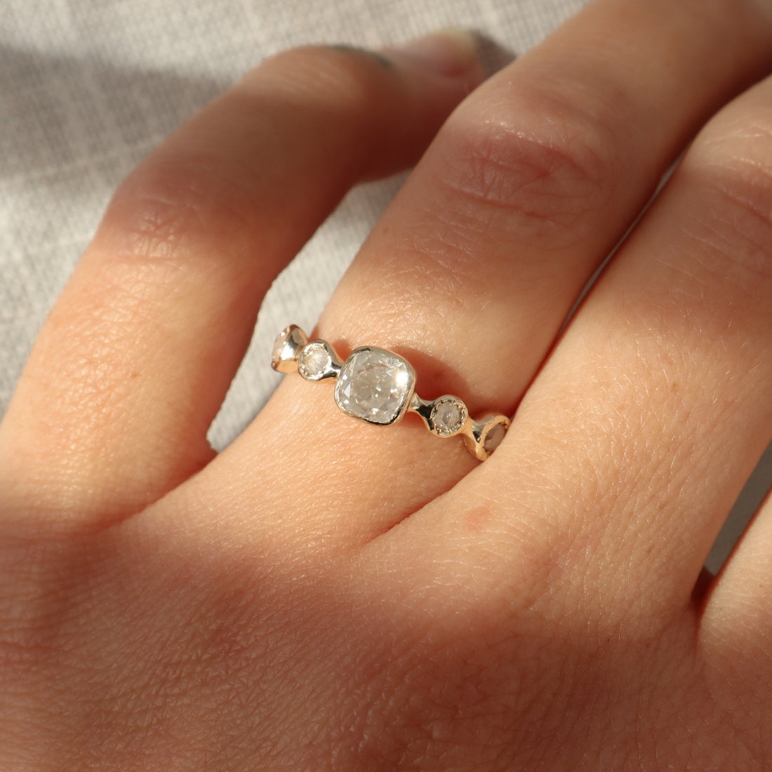 Gwendolyn | Icy Diamonds, 14k Gold