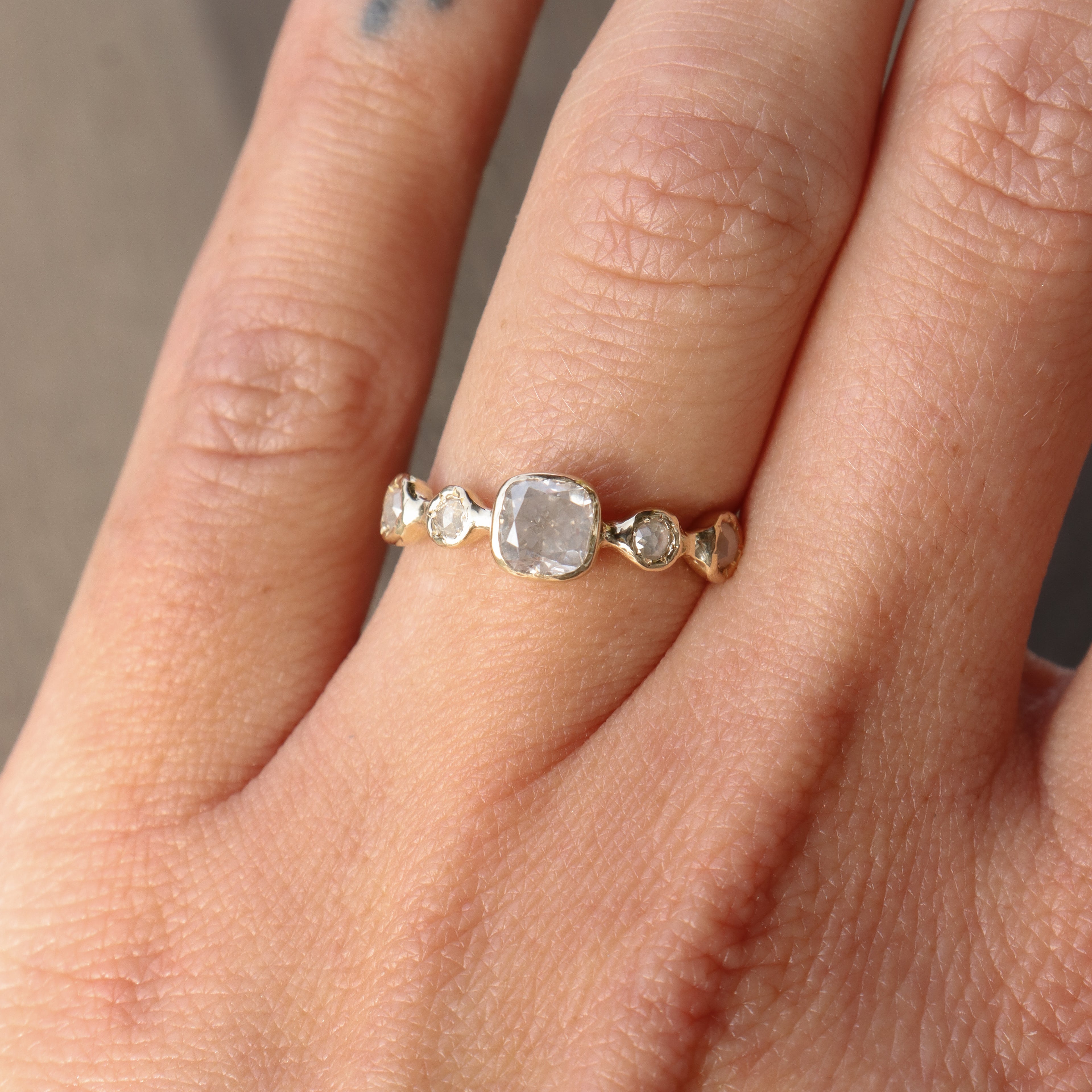 Gwendolyn | Icy Diamonds, 14k Gold