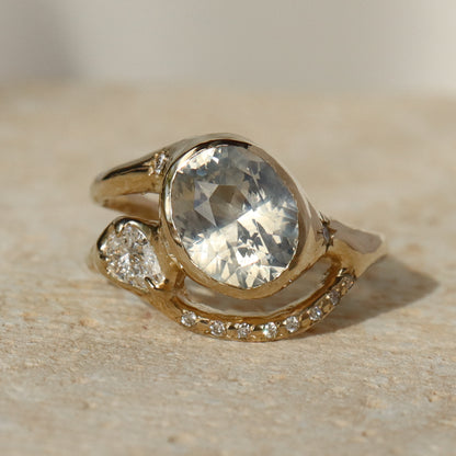 Melusine | Sapphire, Diamonds, 14k Gold