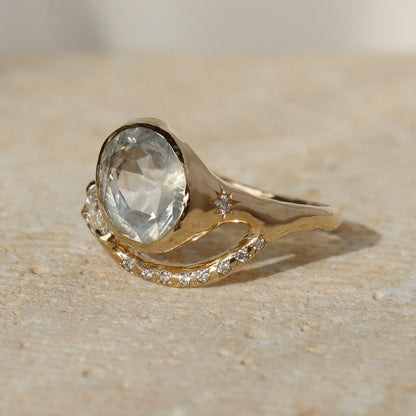 Melusine | Sapphire, Diamonds, 14k Gold