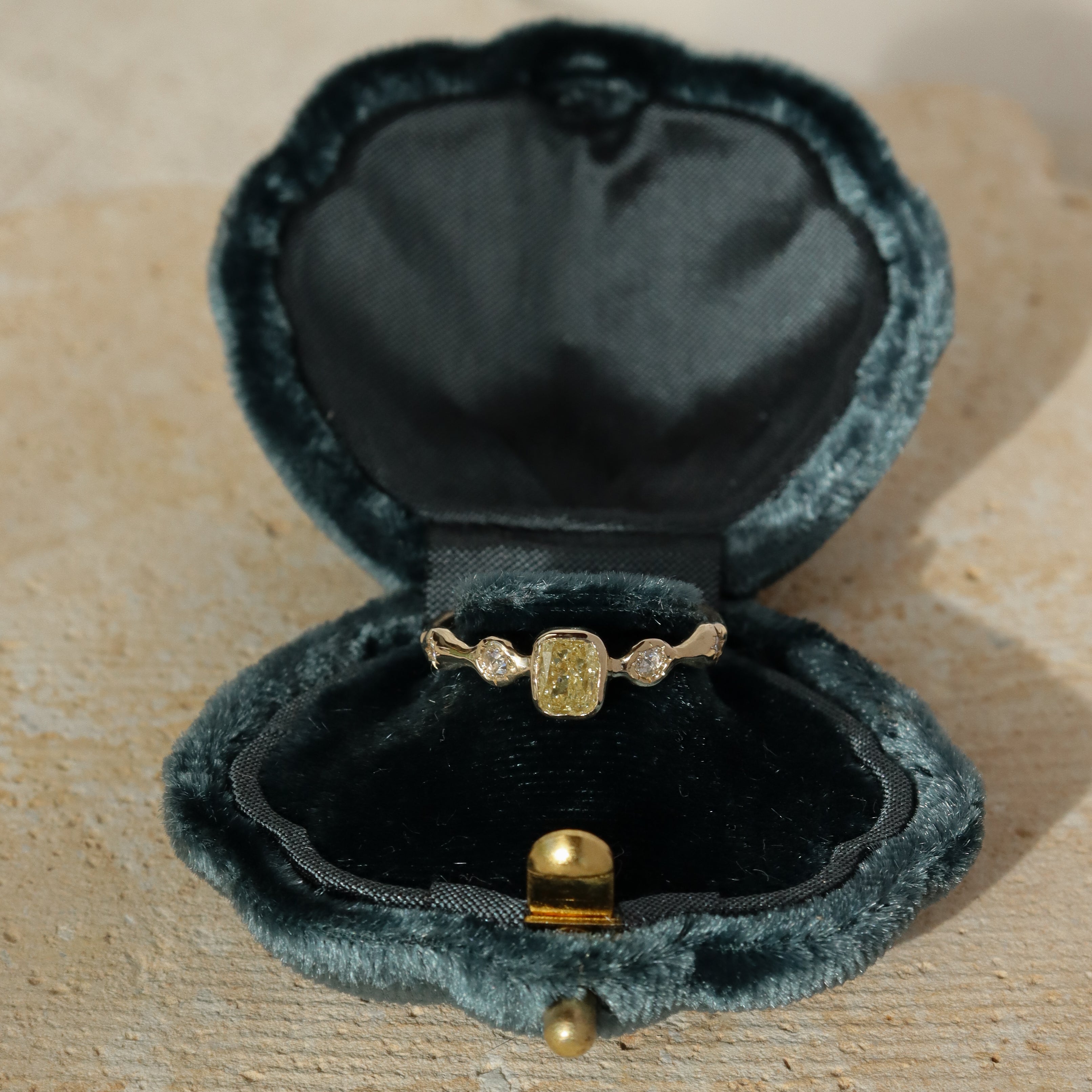 Naiad Ring | GIA Fancy Yellow Diamond, Diamonds, 14k Gold