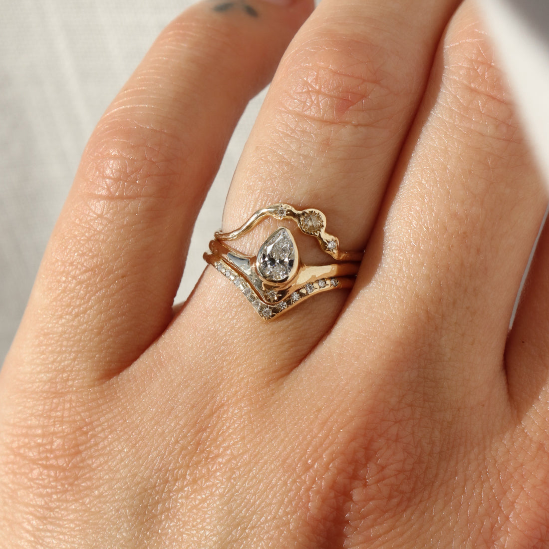 The Reign of Light | Diamonds, 14k Gold