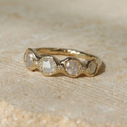 The Lucinda Band | Moonfire Diamonds, Diamonds, 14k Gold