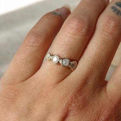 The Lucinda Band | Moonfire Diamonds, Diamonds, 14k Gold